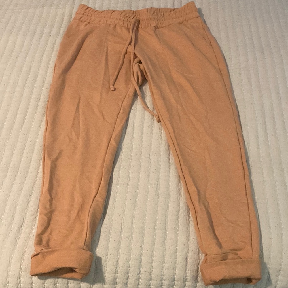 Women's Tan Jogger Pants